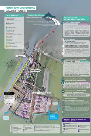 POLSKI - MAPA MONT SAINT MICHEL
