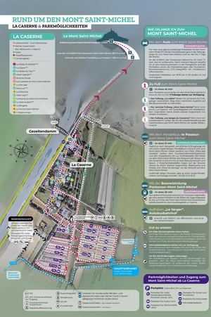 DEUTSCH - KARTE VOM MONT SAINT MICHEL