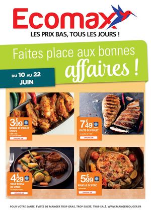Catalogue Ecomax du 10 au 22 Juin 2025