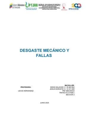 Desgaste Y Fallas Diego