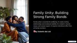 Family Unity Building Strong Family Bonds