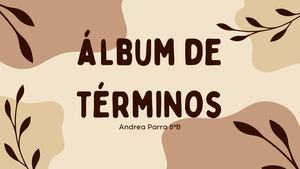 ÁLbum De Términos Andrea Parra 8b