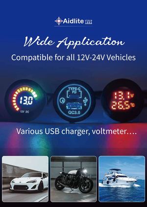 Various Usb Charger, Voltmeter Aidlite