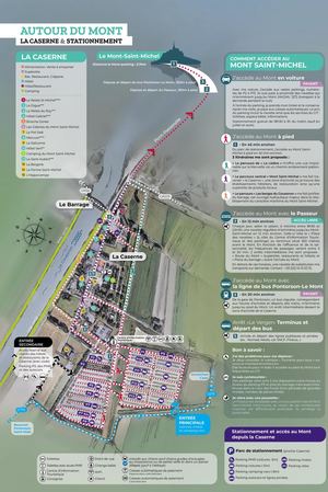 Plan du Mont Saint Michel