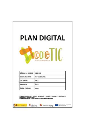 Plan Tic 2024 2025