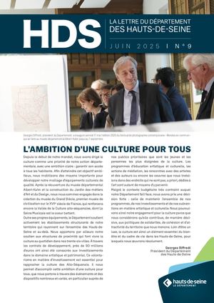 La Lettre du Département des Hauts-de-Seine n°9 - Juin 2025