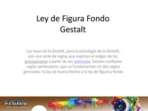 Ley De Figura Fondo