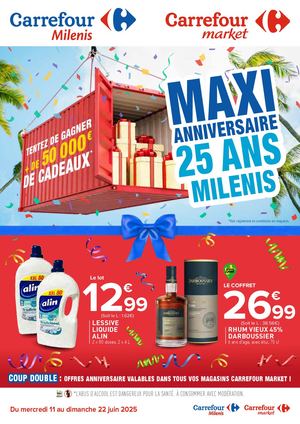 CARREFOUR MARKET GUADELOUPE JUIN 2025