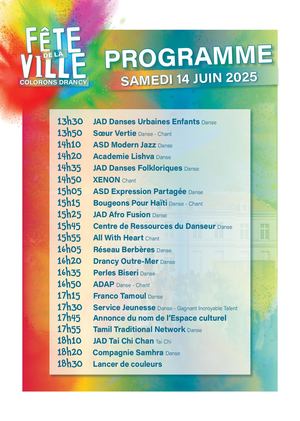Programme - Fête de la Ville