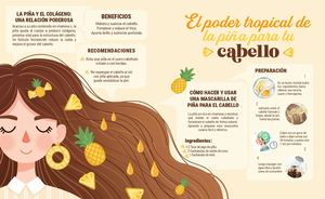 Infografia De Beneficios De La Piña Para El Cabello