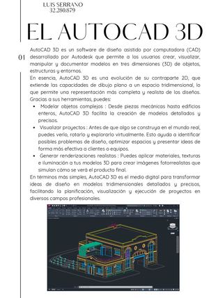 AUTOCAD 3D Revista