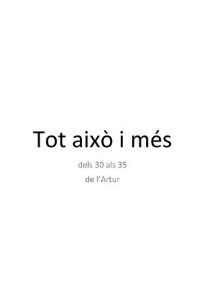 Tot I Més 35 Artur