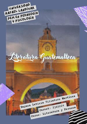Revista de la Literatura Guatemalteca