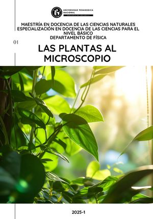 Microscopía Tejidos Vegetales Mdcn