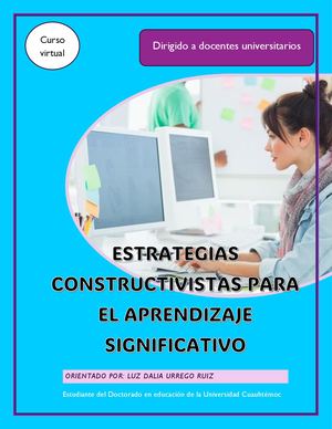 Estrategias Constructivistas Para El Aprendizaje Significativo