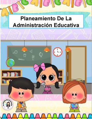 Revista Del Planeamiento De La Administración Educativa