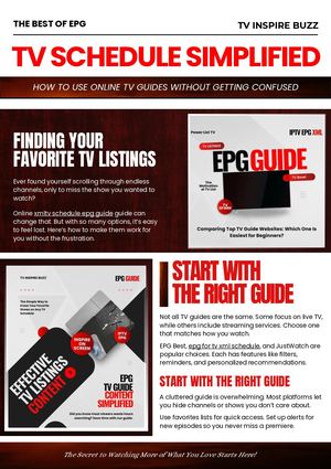 Organize Your Viewing with an XMLTV Schedule EPG Channel Guide