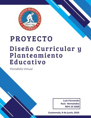 Proyecto Final Diseño Curricular Luis Ruiz