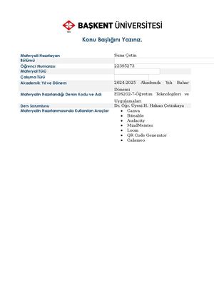 Eds202 Materyal Bilgi Formu 2025 Suna Çetin