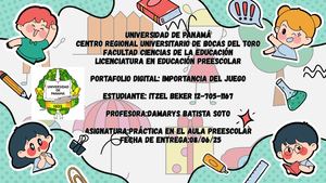 Portafolio digital:práctica en el aula preescolar