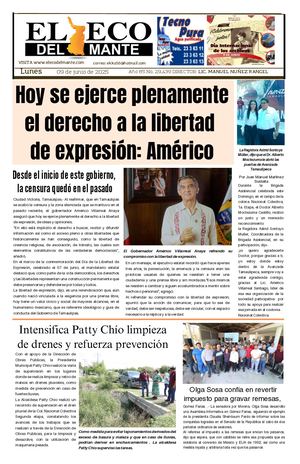 Lunes 09 De Junio De 2025