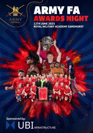Army FA Awards Night 12th June 2025