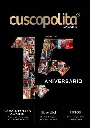 Revista Cuscopolita Awards 15 años