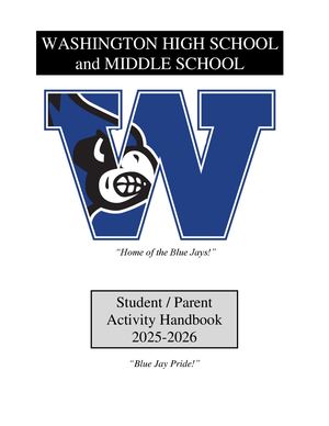 WHS, WMS Student Activity Handbook 2025 26