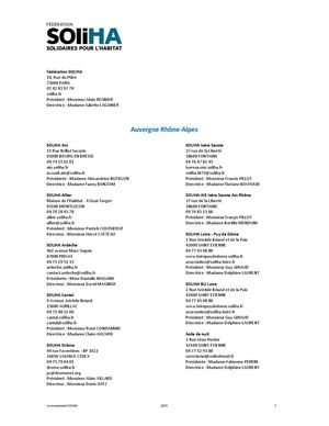 Annuaire du Mouvement SOLIHA