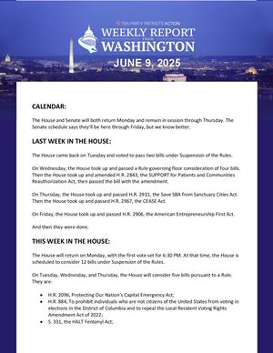 WEEKLY WASHINGTON REPORT – 06/02/25