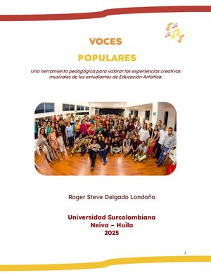 Cartila Multimedia "Voces Populares" 2025