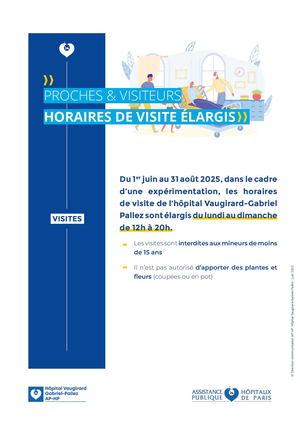 Affiche A3 Expérimentation Horaires Visites Vgr V3