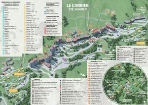 Le Corbier Plan station été 2024