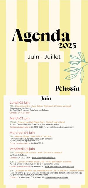 Dépliant Manifestations Pelussin Juin2025 Calameo