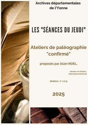 Atelier Confirmé 2025