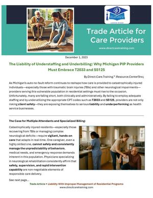 Calaméo - Trade Article Proper Management Of Residential Care Michigan Pip