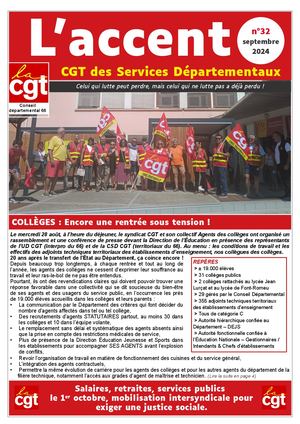 L'Accent CGT n°32