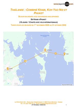 Combiné Krabi, Koh Yao Noi Et Phuket