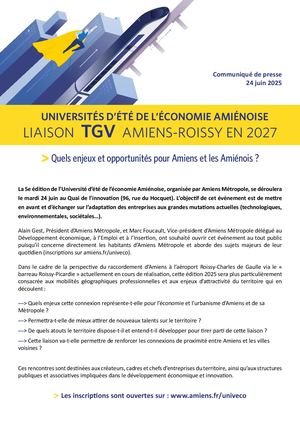Université d'été De L'économie Amiénoise 2025