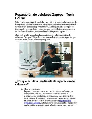 Reparación De Celulares Zapopan Tech House