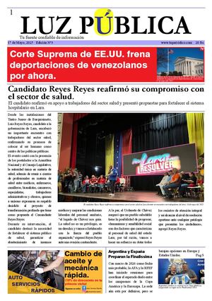 Periódico Yariangel Cano