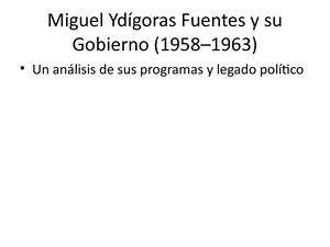 Miguel Ydigoras Fuentes Presentacion
