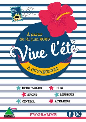 Programme Vive l'été à Guyancourt 2025