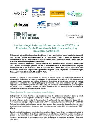 ESTP_ Communiqué de presse Chaire IdB_juin 2025