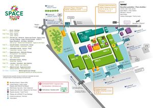 Plan du SPACE 2025
