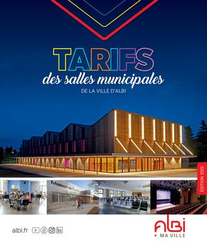 Tarifs des salles municipales de la Ville d'Albi