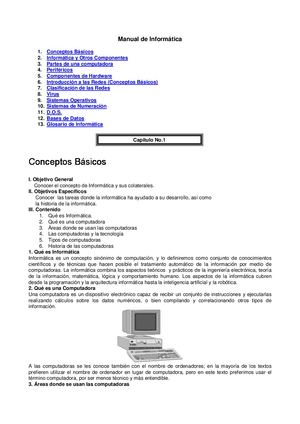 Manual De Informática Basicos