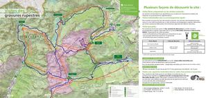 Depliant Parc National du Mercantour - Visite Des Gravures et carte