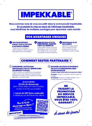 Plaquette Commercant Impekkable