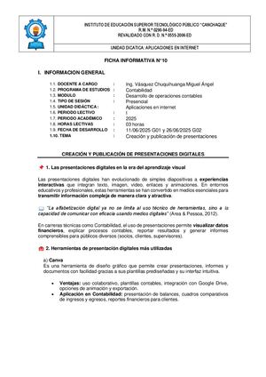 Ficha Informativa S10
